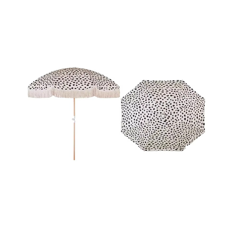 Camping Sunshade Fishing Umbrella na may Tassels
